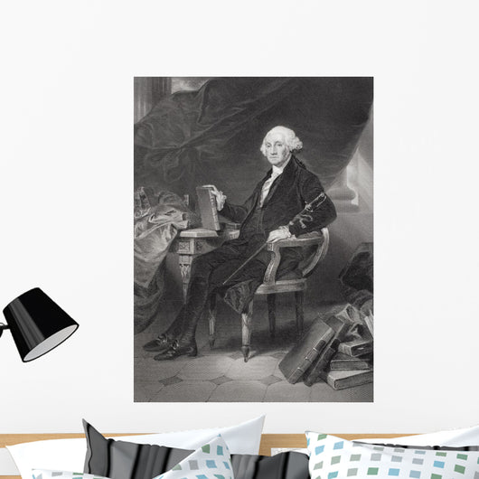 George Washington From Painting By Alonzo Chappel Wall Mural