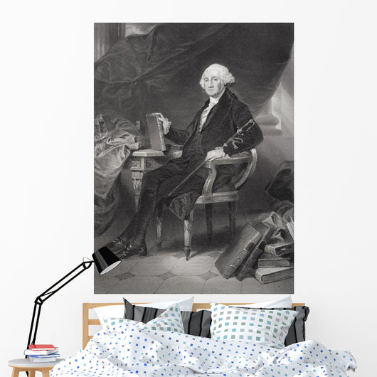 George Washington From Painting By Alonzo Chappel Wall Mural
