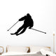 Skiing silhouette Wall Decal