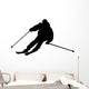 Skiing silhouette Wall Decal
