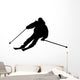Skiing silhouette Wall Decal