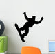 skiing silhouette Wall Decal
