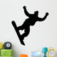 skiing silhouette Wall Decal