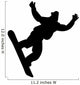 skiing silhouette Wall Decal
