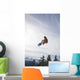 Man Snowboarding, Jumping In Mid-Air Wall Mural