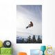 Man Snowboarding, Jumping In Mid-Air Wall Mural