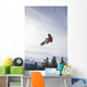 Man Snowboarding, Jumping In Mid-Air Wall Mural