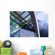 Business Buildings Architecture on Sky Background Wall Mural
