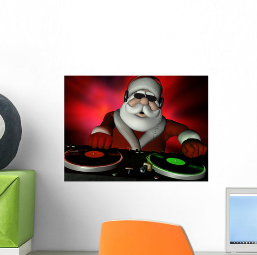 santa's in da house Wall Mural