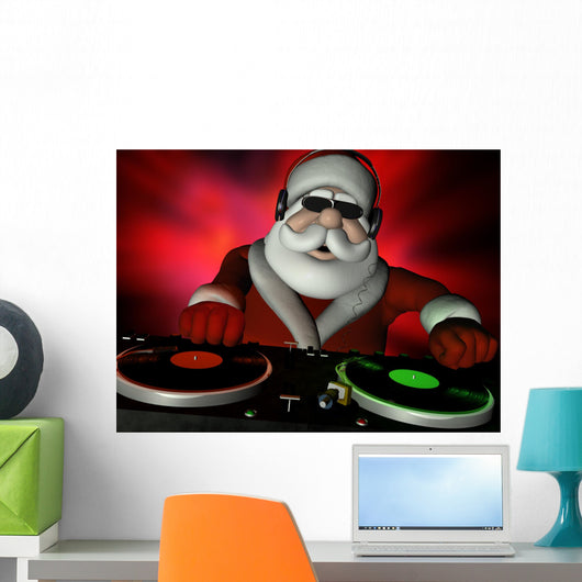 santa's in da house Wall Mural