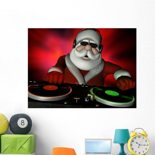 santa's in da house Wall Mural