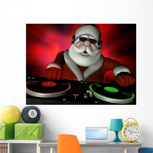 santa's in da house Wall Mural