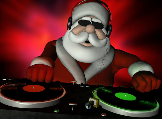 santa's in da house Wall Mural