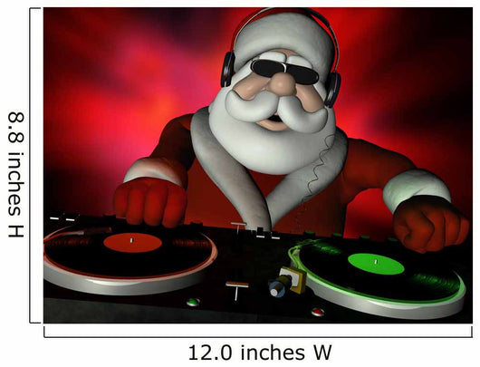 santa's in da house Wall Mural