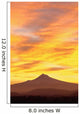 Sunrise Over Mount Hood, Portland, Oregon, Usa Wall Mural