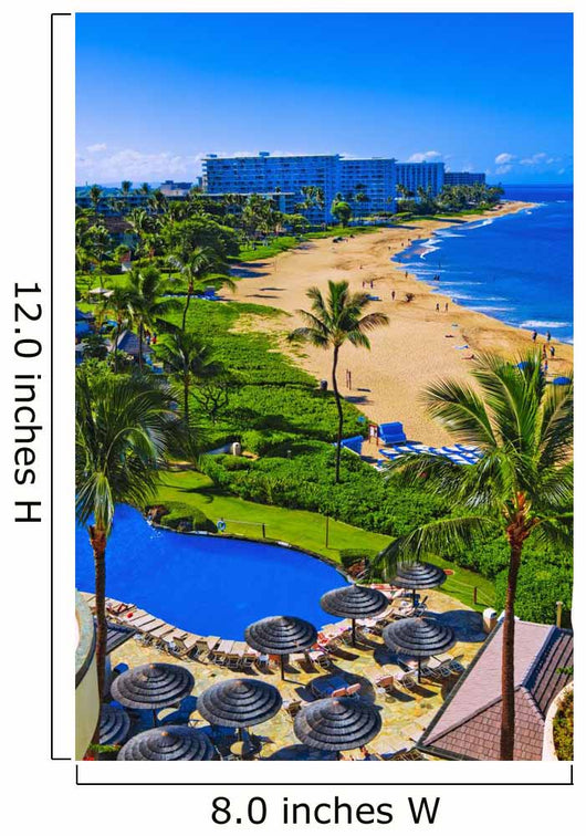 kaanapali beach, maui Wall Mural