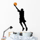 basketball player silhouette Wall Decal