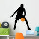 Basketball Player Silhouette Wall Decal
