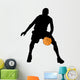 Basketball Player Silhouette Wall Decal