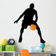 Basketball Player Silhouette Wall Decal