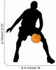 Basketball Player Silhouette Wall Decal