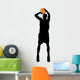 Basketball Player Silhouette Wall Decal