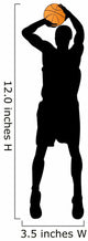 Basketball Player Silhouette Wall Decal