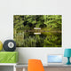 Rowboat Moored On The Bank Of A Lake Wall Mural