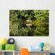 Rowboat Moored On The Bank Of A Lake Wall Mural