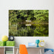 Rowboat Moored On The Bank Of A Lake Wall Mural