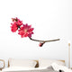 Peach Blossom Flower Branch Wall Decal