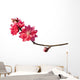 Peach Blossom Flower Branch Wall Decal