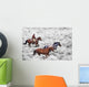 Man Riding Horse Wall Mural