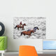 Man Riding Horse Wall Mural