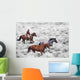 Man Riding Horse Wall Mural