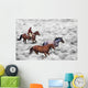 Man Riding Horse Wall Mural