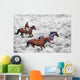 Man Riding Horse Wall Mural