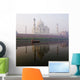Person In Boat In Front Of Taj Mahal Wall Mural