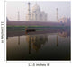 Person In Boat In Front Of Taj Mahal Wall Mural