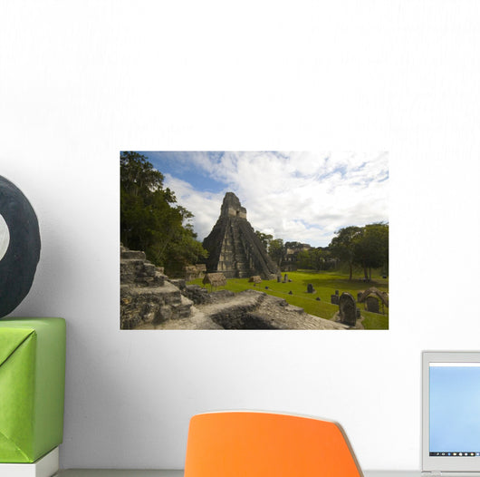 Great Plaza Tikal Guatemala Wall Mural