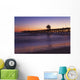 Municipal Pier At Sunset Wall Mural