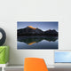 Mirror Image Of A Mountain In Water Wall Mural