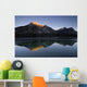Mirror Image Of A Mountain In Water Wall Mural