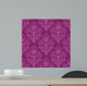 Seamless Fuchsia Purple Floral Wall Decal Design 2