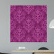 Seamless Fuchsia Purple Floral Wall Decal Design 2