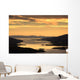 Sunset Over Water, Argyll And Bute, Scotland Wall Mural