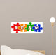 Team work concept with jigsaw puzzle Wall Decal