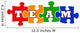 Team work concept with jigsaw puzzle Wall Decal