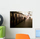 Passengers And Trains In A Train Station Wall Mural