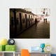 Passengers And Trains In A Train Station Wall Mural